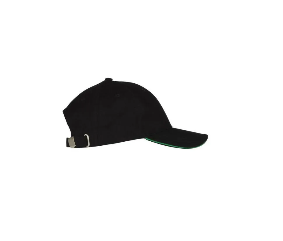 Black&Match BM911 - Casquette 6 Panneaux Sandwich