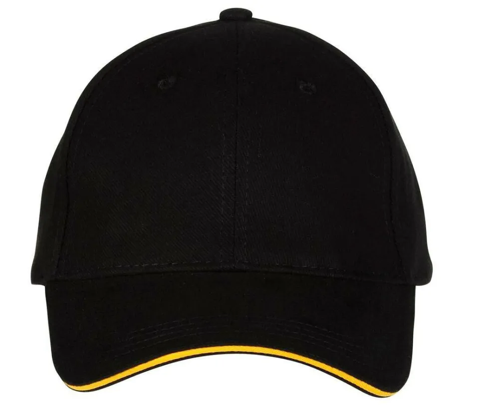 Black&Match BM911 - Casquette 6 Panneaux Sandwich