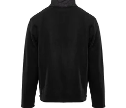 BLACK&MATCH BM505 - Polaire col zippé contrasté