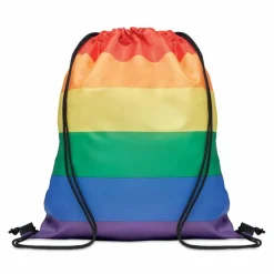 BOW Sac à cordon arc-en-ciel RPET - GiftRetail MO6436