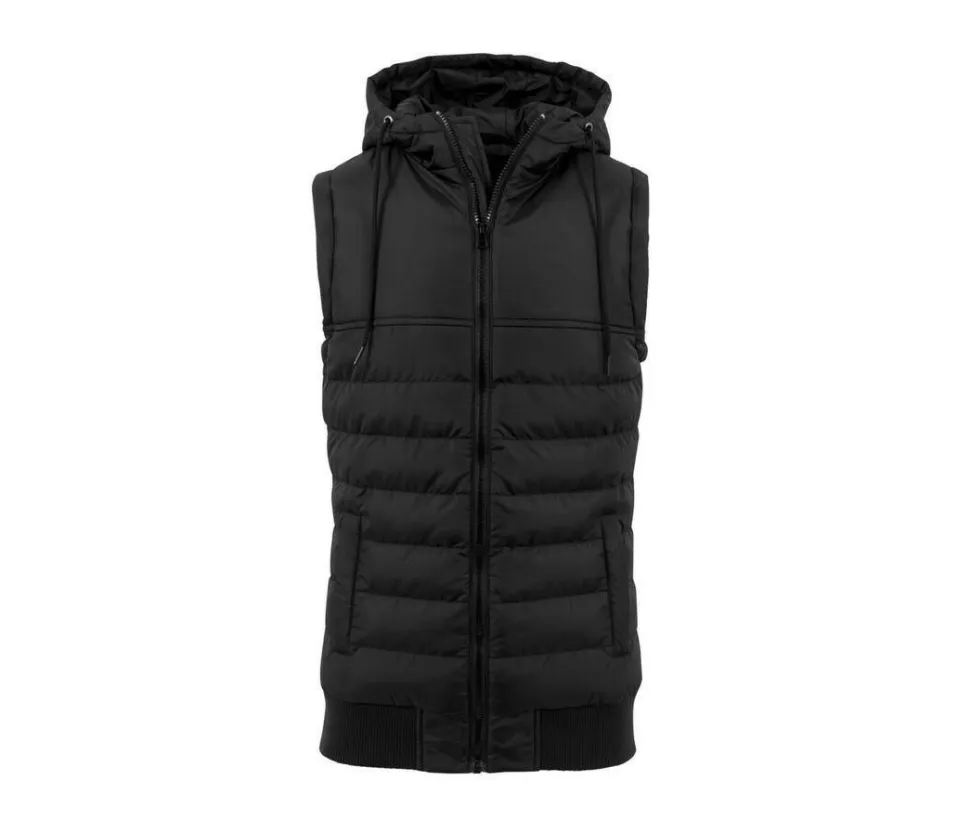 BUILD YOUR BRAND BY046 - Bodywarmer à capuche