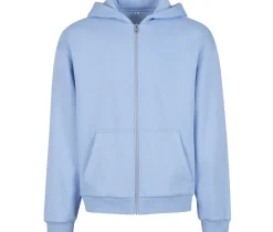 BUILD YOUR BRAND BY285 - FLUFFY ZIP HOODY