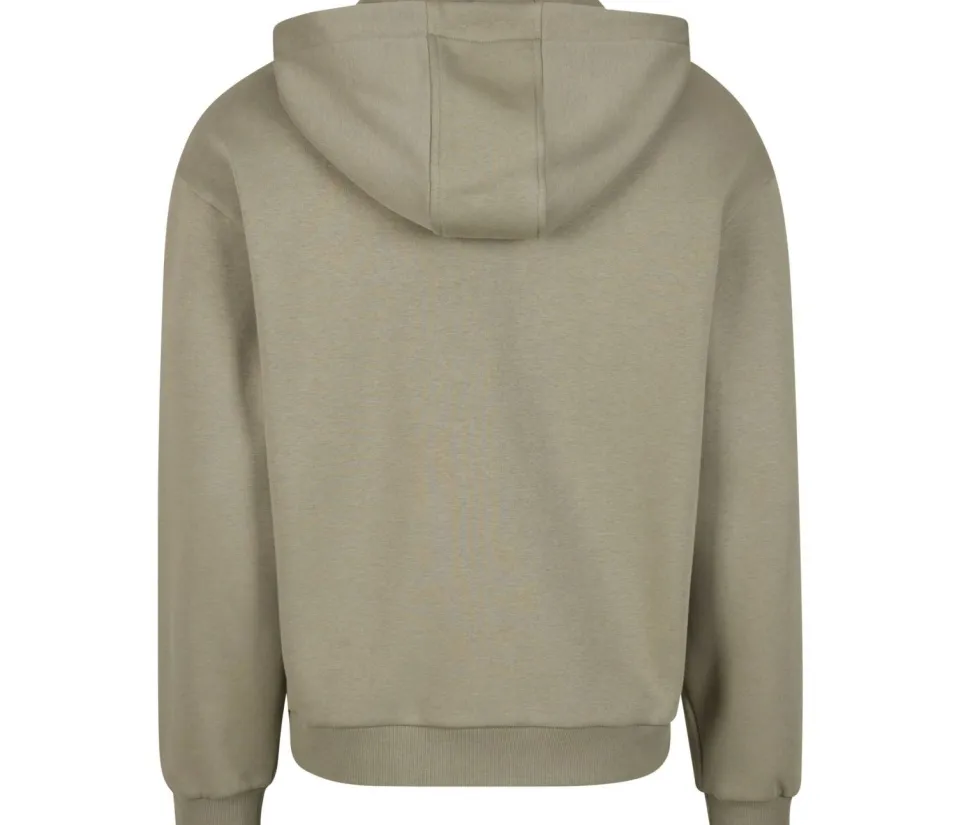 BUILD YOUR BRAND BY285 - FLUFFY ZIP HOODY