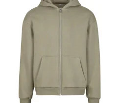BUILD YOUR BRAND BY285 - FLUFFY ZIP HOODY