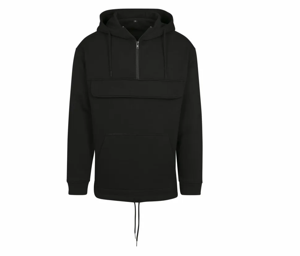 Build Your Brand BY098 - Sweat Homme À Capuche Col Zippé