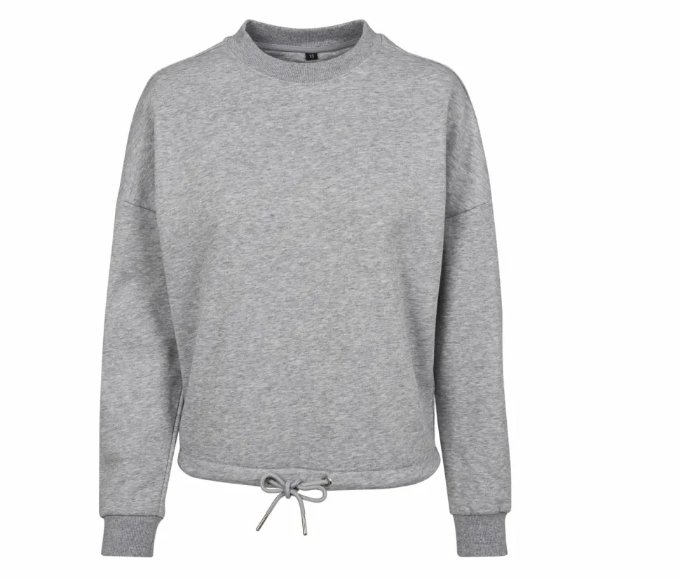 BUILD YOUR BRAND BY058 - Sweat femme oversize col rond