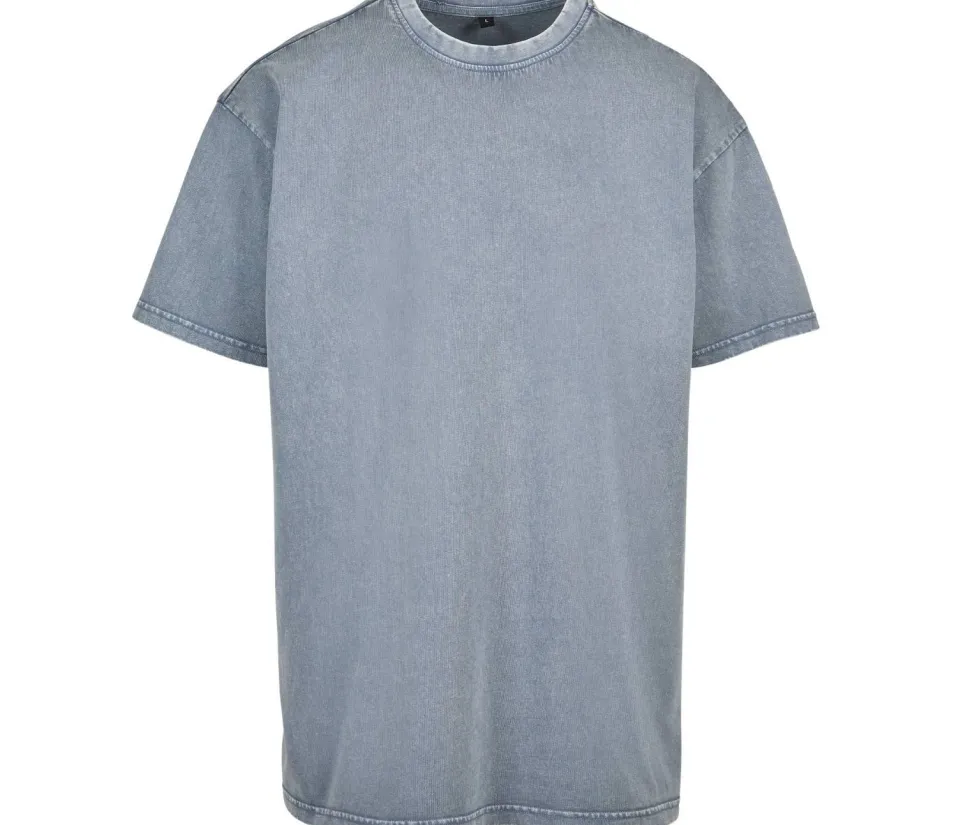 BUILD YOUR BRAND BY189 - Tee-shirt homme décoloré