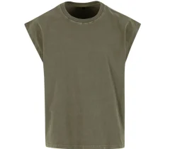 BUILD YOUR BRAND BY436 - Tee-shirt sans manche vintage