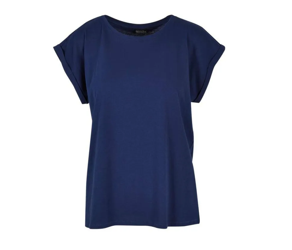 BUILD YOUR BRAND BY021 - T-shirt Femme Élégance Coton Léger