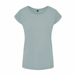 BUILD YOUR BRAND BY021 - T-shirt Femme Élégance Coton Léger