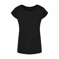 BUILD YOUR BRAND BY021 - T-shirt Femme Élégance Coton Léger