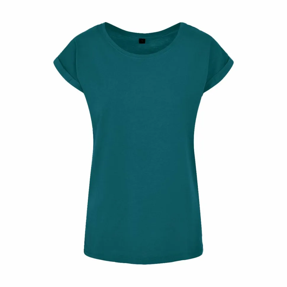 BUILD YOUR BRAND BY021 - T-shirt Femme Élégance Coton Léger
