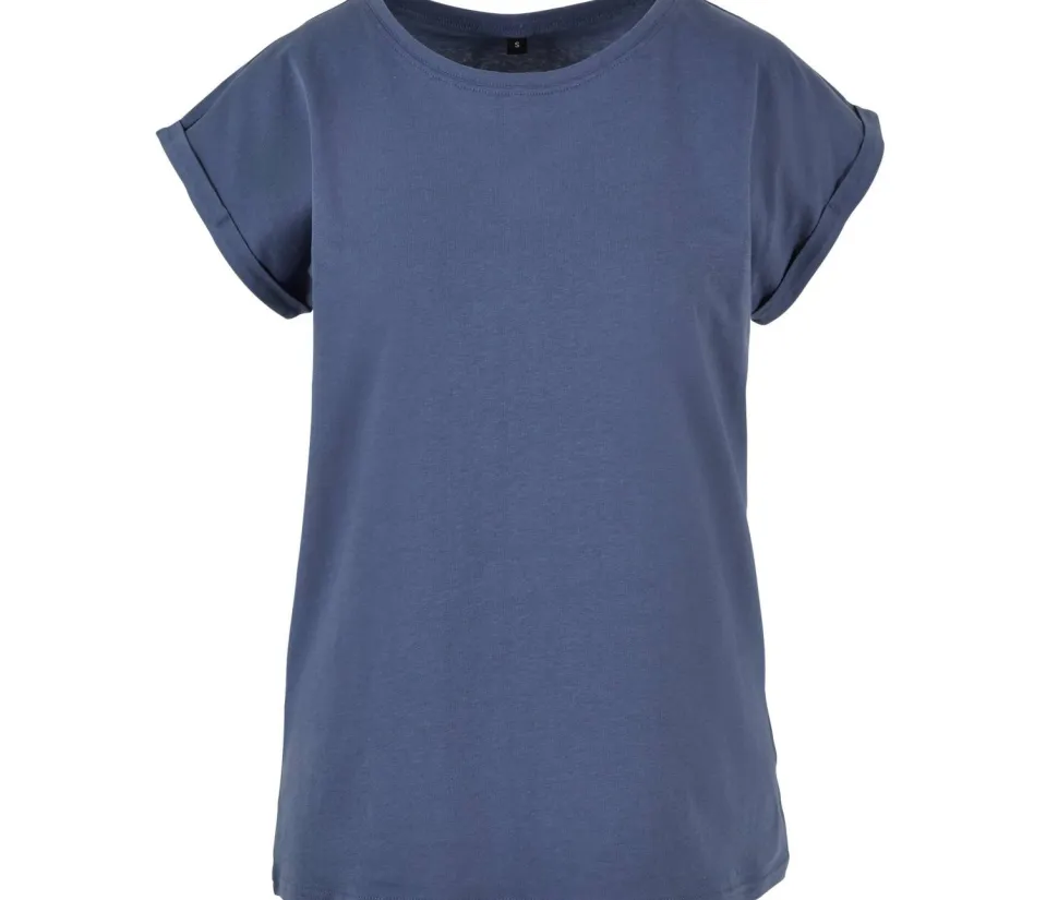 BUILD YOUR BRAND BY021 - T-shirt Femme Élégance Coton Léger