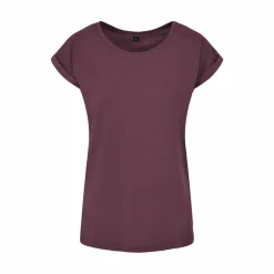 BUILD YOUR BRAND BY021 - T-shirt Femme Élégance Coton Léger