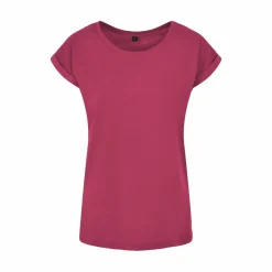 BUILD YOUR BRAND BY021 - T-shirt Femme Élégance Coton Léger