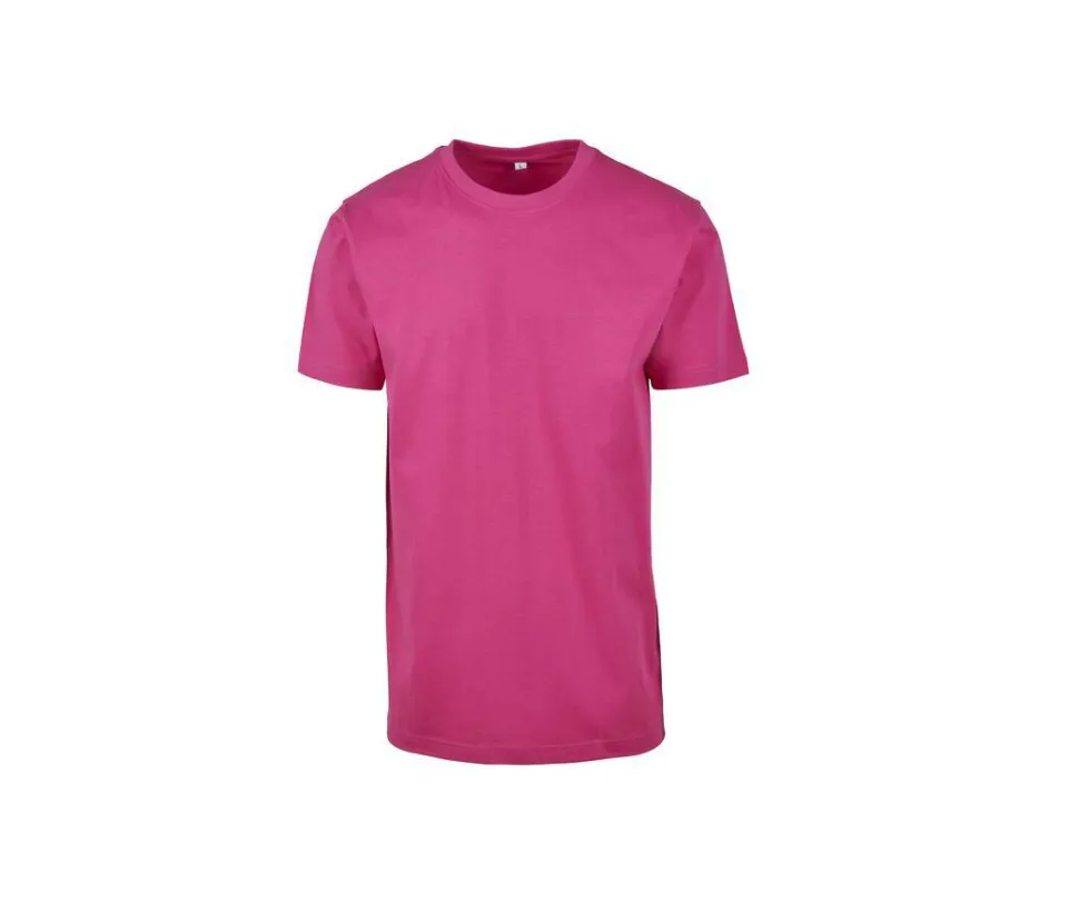 Build Your Brand BY004 - T-shirt Confortable à Col Rond en Coton