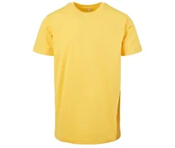 Build Your Brand BY004 - T-shirt Confortable à Col Rond en Coton