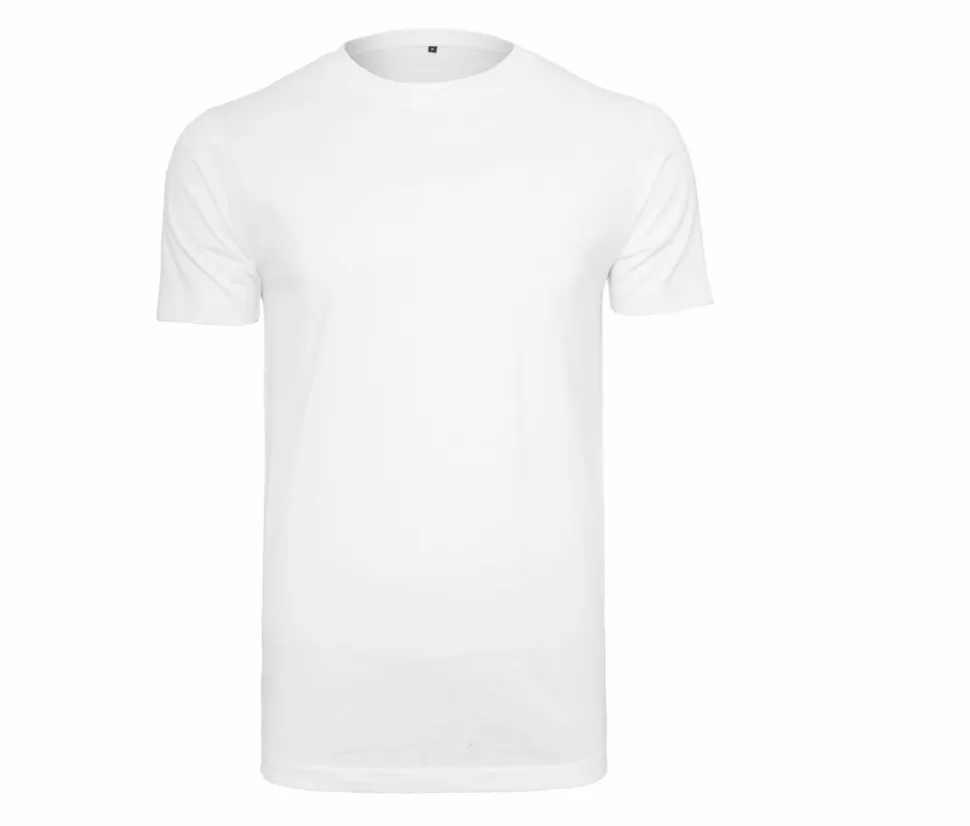 Build Your Brand BY004 - T-shirt Confortable à Col Rond en Coton