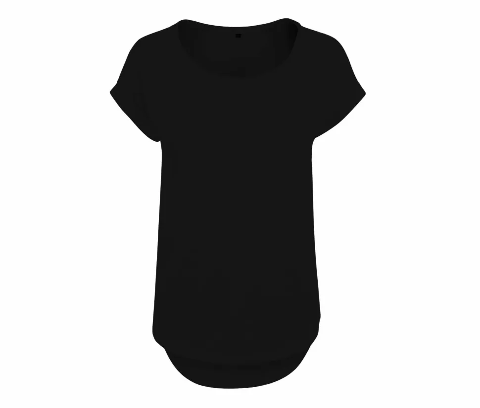 BUILD YOUR BRAND BY036 - T-shirt femme au dos rallongé