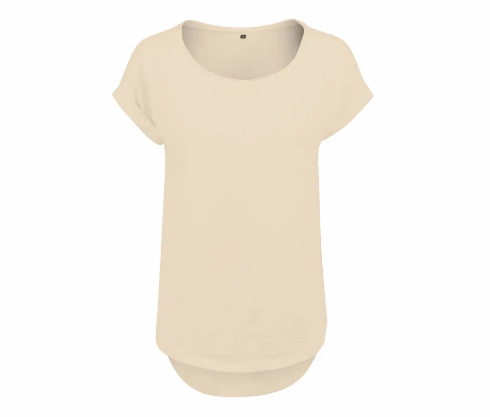 BUILD YOUR BRAND BY036 - T-shirt femme au dos rallongé
