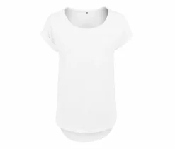 BUILD YOUR BRAND BY036 - T-shirt femme au dos rallongé