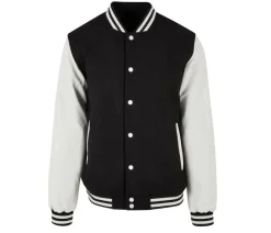 BUILD YOUR BRAND BY269 - Veste baseball en simili cuir