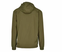BUILD YOUR BRAND BY096 - Veste Homme Demi-Saison à Zip et Capuche