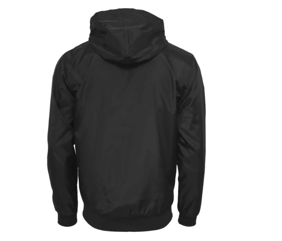 BUILD YOUR BRAND BY016 - Veste Coupe-Vent Élégante et Fonctionnelle pour Hommes