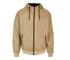 BUILD YOUR BRAND BY016 - Veste Coupe-Vent Élégante et Fonctionnelle pour Hommes