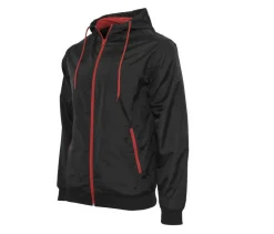 BUILD YOUR BRAND BY016 - Veste Coupe-Vent Élégante et Fonctionnelle pour Hommes