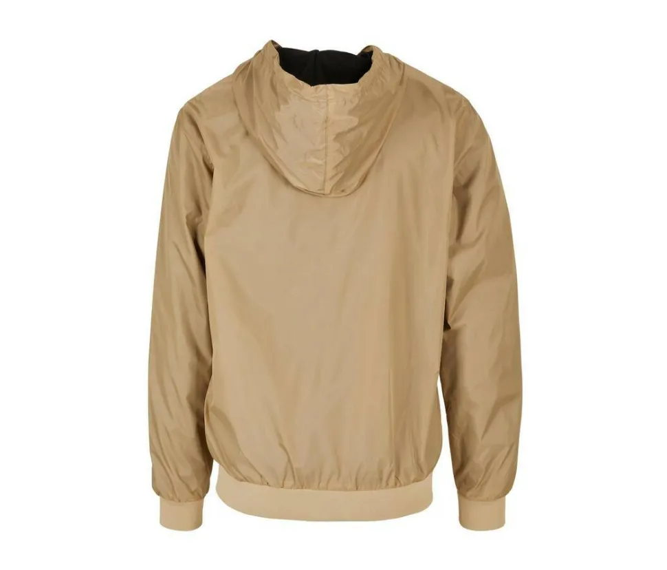 BUILD YOUR BRAND BY016 - Veste Coupe-Vent Élégante et Fonctionnelle pour Hommes