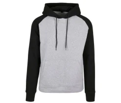 BUILD YOUR BRAND BYB005 - Sweat capuche manches et capuche contrastées