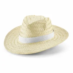 Chapeau de paille naturelle avec bande en polyester - Egotier 99084