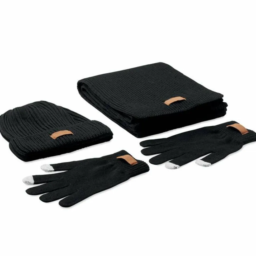 DENALI Set 3 pièces d'hiver en RPET - GiftRetail MO6651