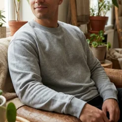 ECOLOGIE EA032 - Sweat en coton et polyester recyclés