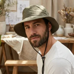 FLEXFIT 5004AH - Chapeau de Pêcheur à Large Bord avec Œillets