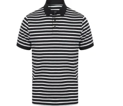 Front row FR230 - Polo en Jersey Rayé Confortable et Élégant