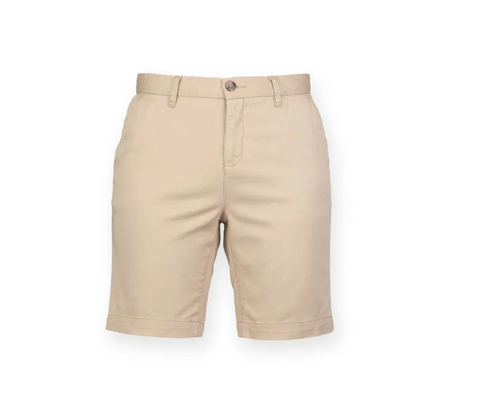 Front row FR606 - Shorts Chino Femme Confort Stretch Élégant