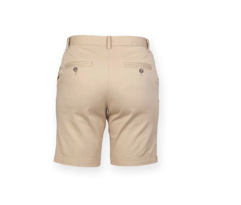Front row FR606 - Shorts Chino Femme Confort Stretch Élégant