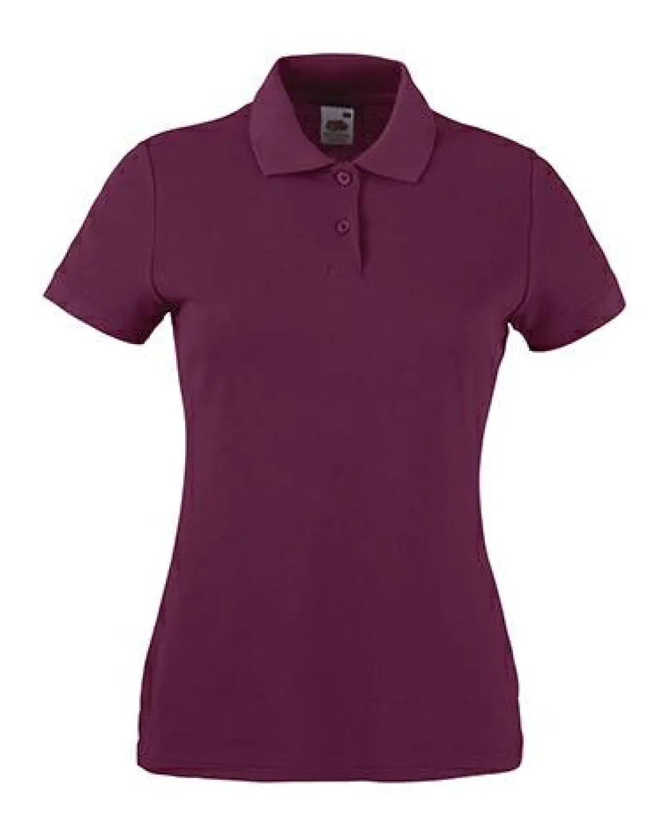 Fruit of the Loom 63-212-0 - Ladies Polo Blended Fabric