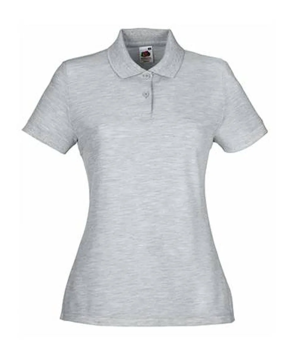 Fruit of the Loom 63-212-0 - Ladies Polo Blended Fabric