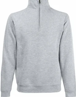 Fruit of the Loom 62-032-0 - Sweat à Col Zippé et Manches Raglan