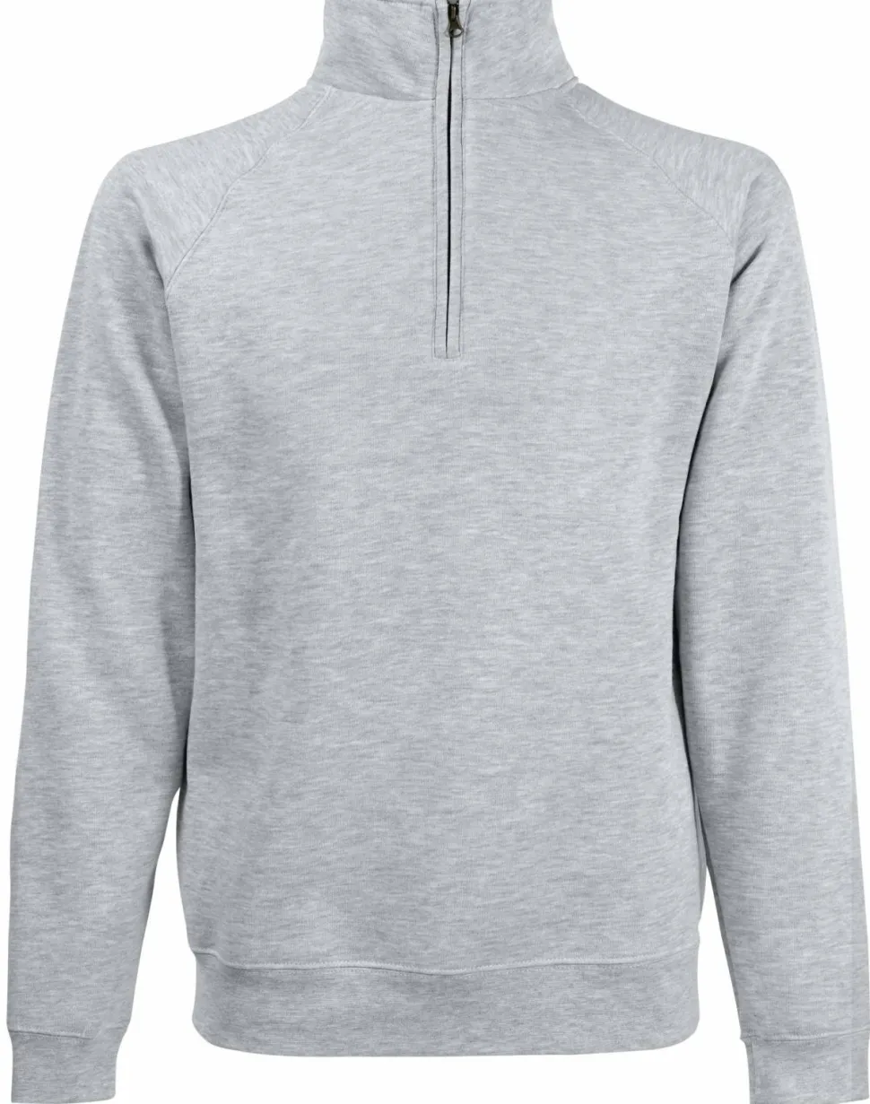 Fruit of the Loom 62-032-0 - Sweat à Col Zippé et Manches Raglan