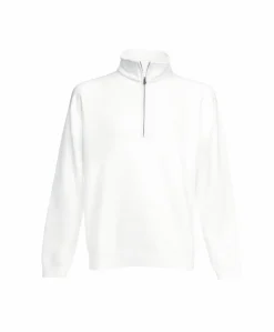 Fruit of the Loom 62-032-0 - Sweat à Col Zippé et Manches Raglan