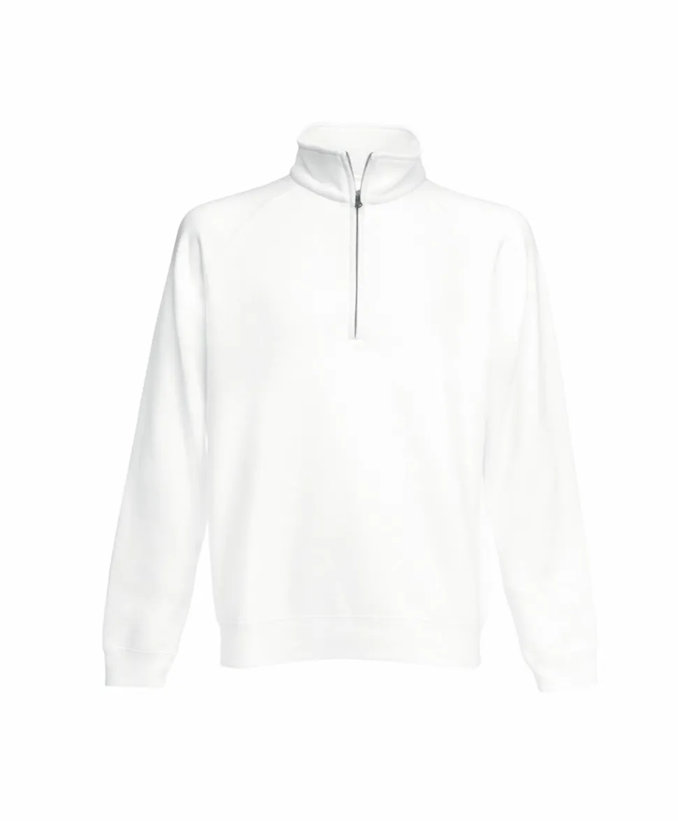 Fruit of the Loom 62-032-0 - Sweat à Col Zippé et Manches Raglan