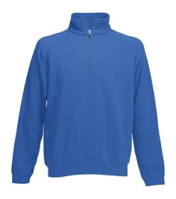 Fruit of the Loom 62-032-0 - Sweat à Col Zippé et Manches Raglan