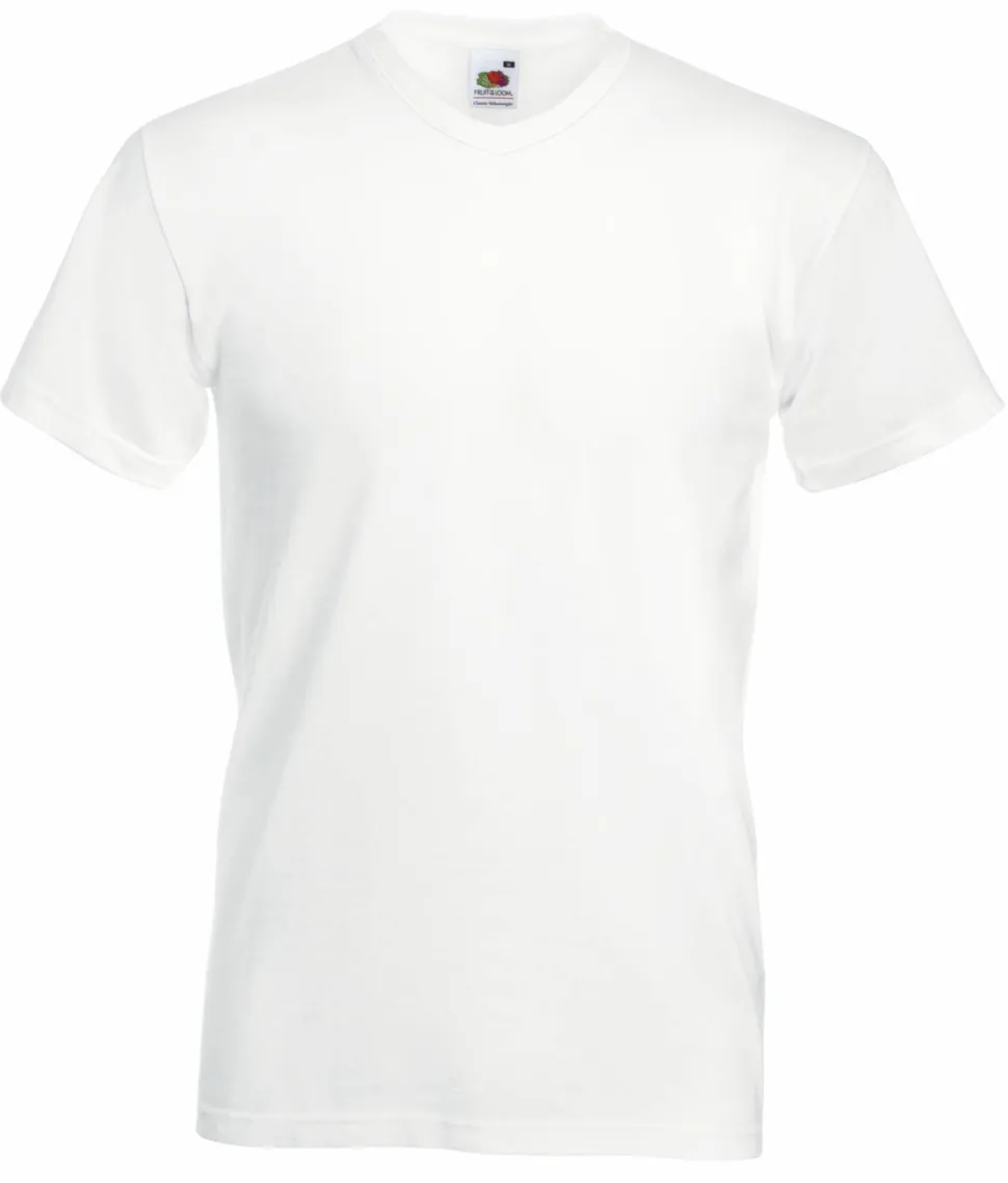 Fruit of the Loom 61-066-0 - T-shirt Col V Confort et Élégance en Coton