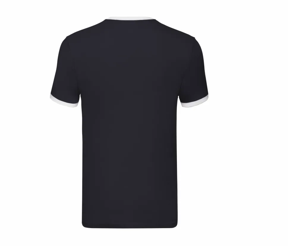 Fruit of the Loom 61-168-0 - T-shirt Contrasté en Coton Belcoro