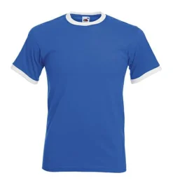 Fruit of the Loom 61-168-0 - T-shirt Contrasté en Coton Belcoro