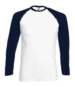 Fruit of the Loom 61-028-0 - T-Shirt Manches Longues Homme Baseball